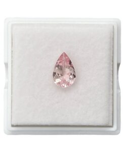 AAA Organic Pear Cut Rare Pure Pink Morganite Loose Gemstone LSG1237