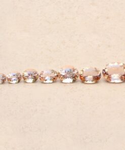 loose genuine morganite 20x15mm to 10x8mm oval peachy pink LSG1266