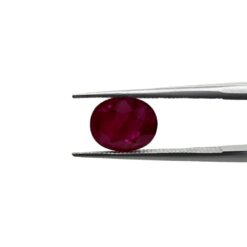 Certified Oval Cut Ruby Dark Red Loose Gemstone Custom Setting LSG361