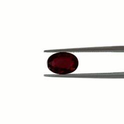 Elongated Oval Shape Loose Deep Red Ruby Gemstone Custom Design LSG471