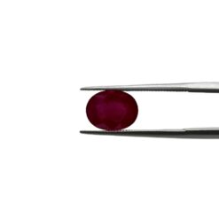 GIA Certified Oval Ruby Dark Red Color Custom Setting Available LSG397