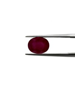 GIA Certified Oval Ruby Dark Red Color Custom Setting Available LSG397