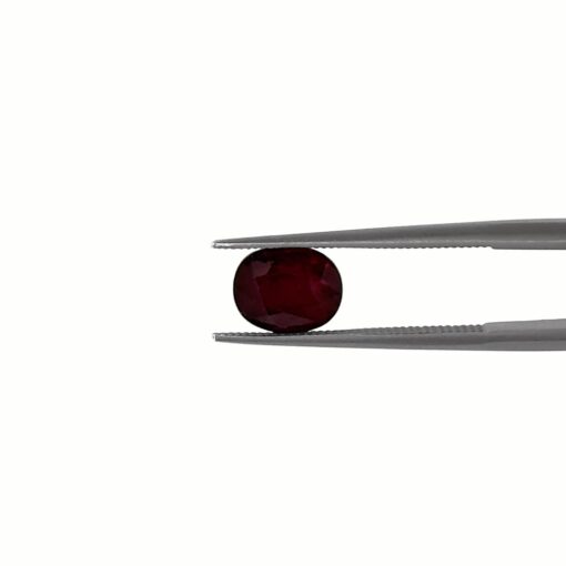 Oval Cut Natural Blood Red Color Ruby Separate Loose Gemstone LSG474