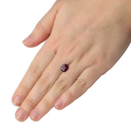 Rectangular GIA Certified Blood Red Ruby Natural Loose Gemstone LSG480