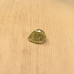 genuine champagne diamond 7x5mm pear cut 0.76ct LSG486