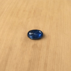 genuine deep blue sapphire 6x4mm oval cabochon LSG746