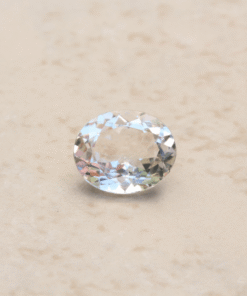 genuine loose morganite faint pink almost white oval LSG233