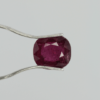 genuine pigeon blood red ruby 8x7mm rectangular cushion 2 carats gia certified LSG480