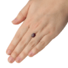 genuine pigeon blood red ruby 8x7mm rectangular cushion 2 carats gia certified LSG480