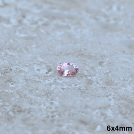 genuine true pink morganite oval 6x4mm LSG1304-6x4