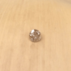 natural champagne brown diamond 5mm round 0.54 carats LSG483