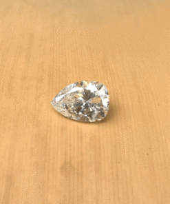 natural loose white diamond 9x6mm pear cut 1.58ct LSG600