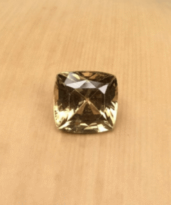 rare genuine champagne sapphire 8mm square cushion cut LSG175