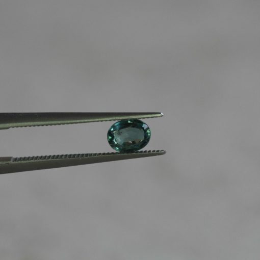 genuine bright green alexandrite 5x4mm oval cut LSG1314