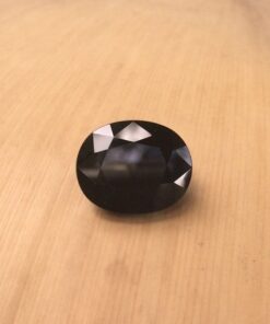 genuine loose dark blue sapphire 11x9mm oval cut 4.3 carats LSG539