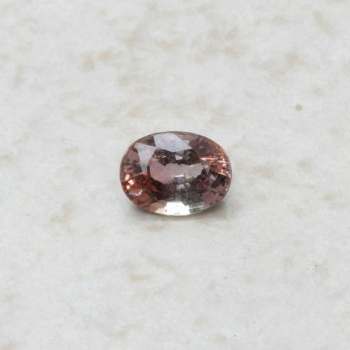 genuine loose dark orange pink sapphire 8x6mm oval cut 1.8 carats LSG262