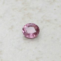 genuine loose hot pink sapphire 7x6mm oval cut 1.4 carats LSG243