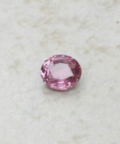 genuine loose hot pink sapphire 7x6mm oval cut 1.4 carats LSG243