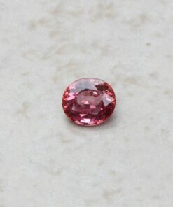 genuine loose hot pink sapphire 7x6mm oval cut 1.6 carats LSG320