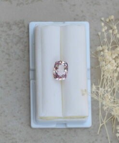 Natural Lavender Sapphire - Genuine Loose 9x7mm Rectangular Cushion Cut, 2 Carats