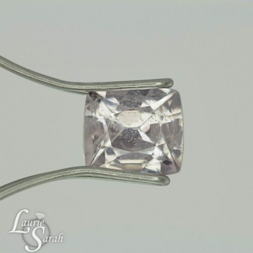 genuine loose light lavender sapphire 6mm square cushion cut 1.16 carats LSG236