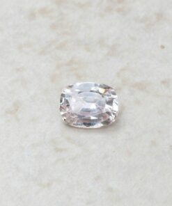 genuine loose light pink sapphire 7x5mm rectangular cushion cut 1.16 carats LSG237