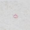 genuine loose orange pink sapphire 5mm heart shaped 0.5 carats LSG1302
