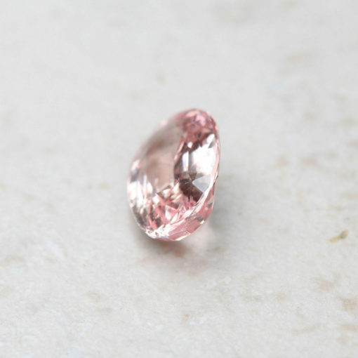 genuine loose padparadscha orange pink sapphire 9x6mm oval cut 2 carats GIA certified LSG721
