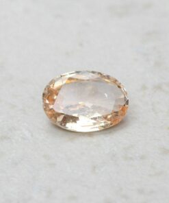 genuine loose pinkish orange sapphire 9x6mm oval cut 2 carats GIA certified LSG554