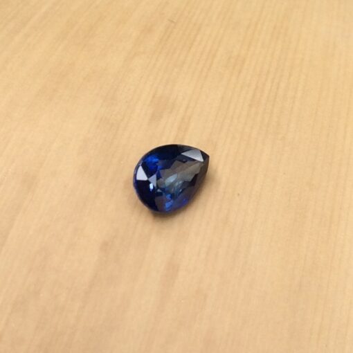 genuine loose royal blue sapphire 7x5mm pear cut 1 carat LSG900