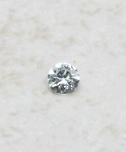 genuine loose white sapphire 5mm round 0.7 carats LSG1116