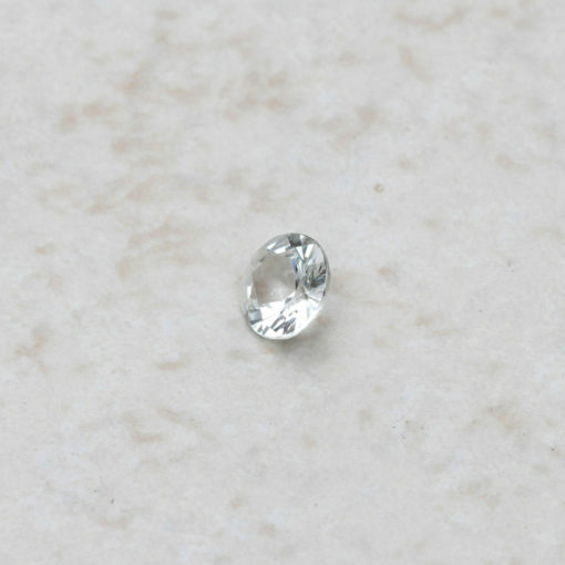 genuine loose white sapphire 5mm round 0.7 carats LSG1116