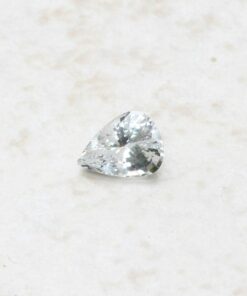 genuine loose white sapphire 8x6mm pear cut 1 carat LSG221