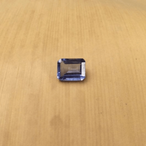 genuine violet blue tanzanite 5x4mm half carat LSG828