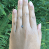 genuine violet blue tanzanite 5x4mm half carat LSG828