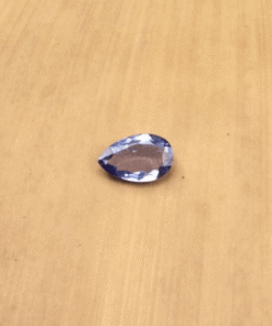 genuine violet blue tanzanite 6x4mm pear cut half carat LSG762