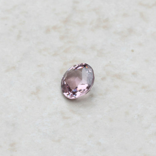 natural loose light mauve sapphire 7mm round cut 1.5 carats LSG382