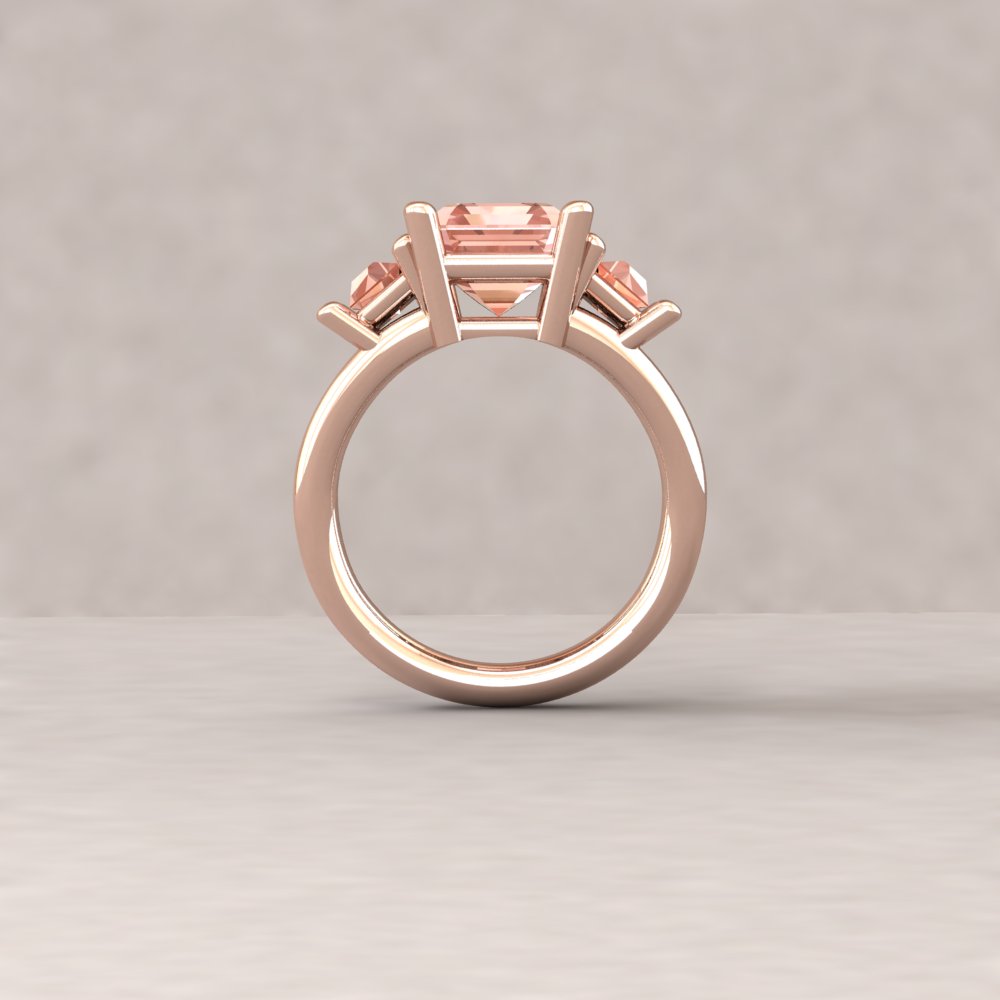 Payment Link for COMG - three stone morganite ring - Image 7