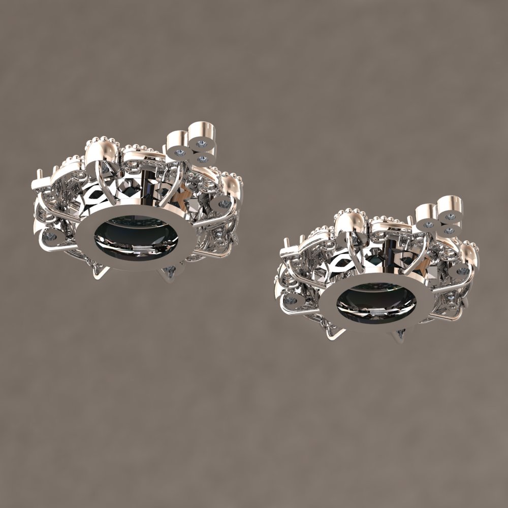 Custom diamond earrings for your opals - Image 6