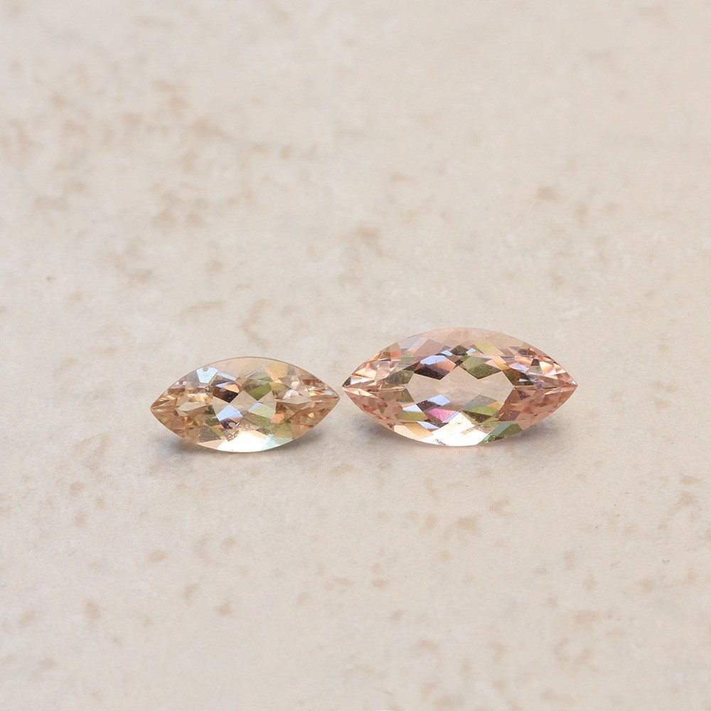 Marquise Cut Morganite – which size is right for your ring? Let Laurie Sarah help you choose!
