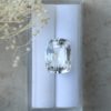 lab created white sapphire 14x12mm rectangular cushion cut 13.82 carats LSG1323