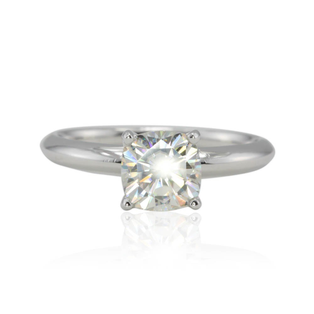 Custom Moissanite and french pave diamond bridal set - Image 2