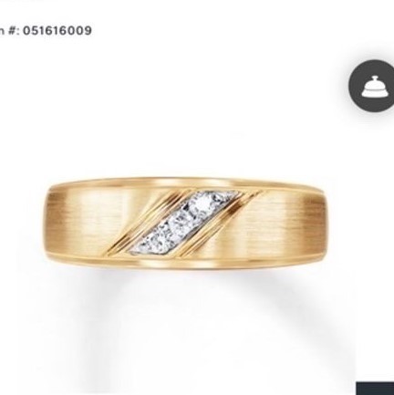 Custom man's ring with black diamonds - Image 2