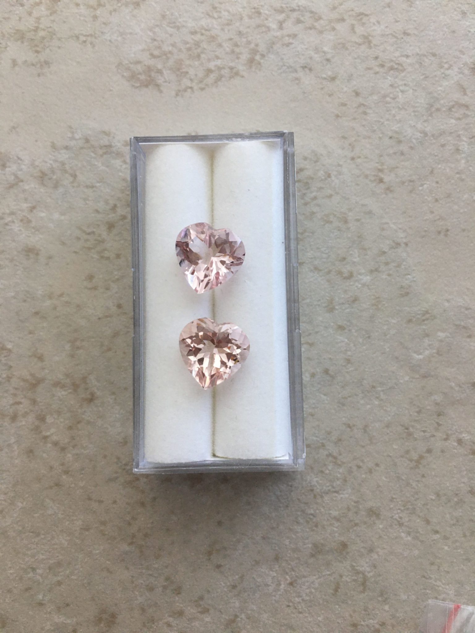 Custom light pink heart Adeline Collection ring - Image 6