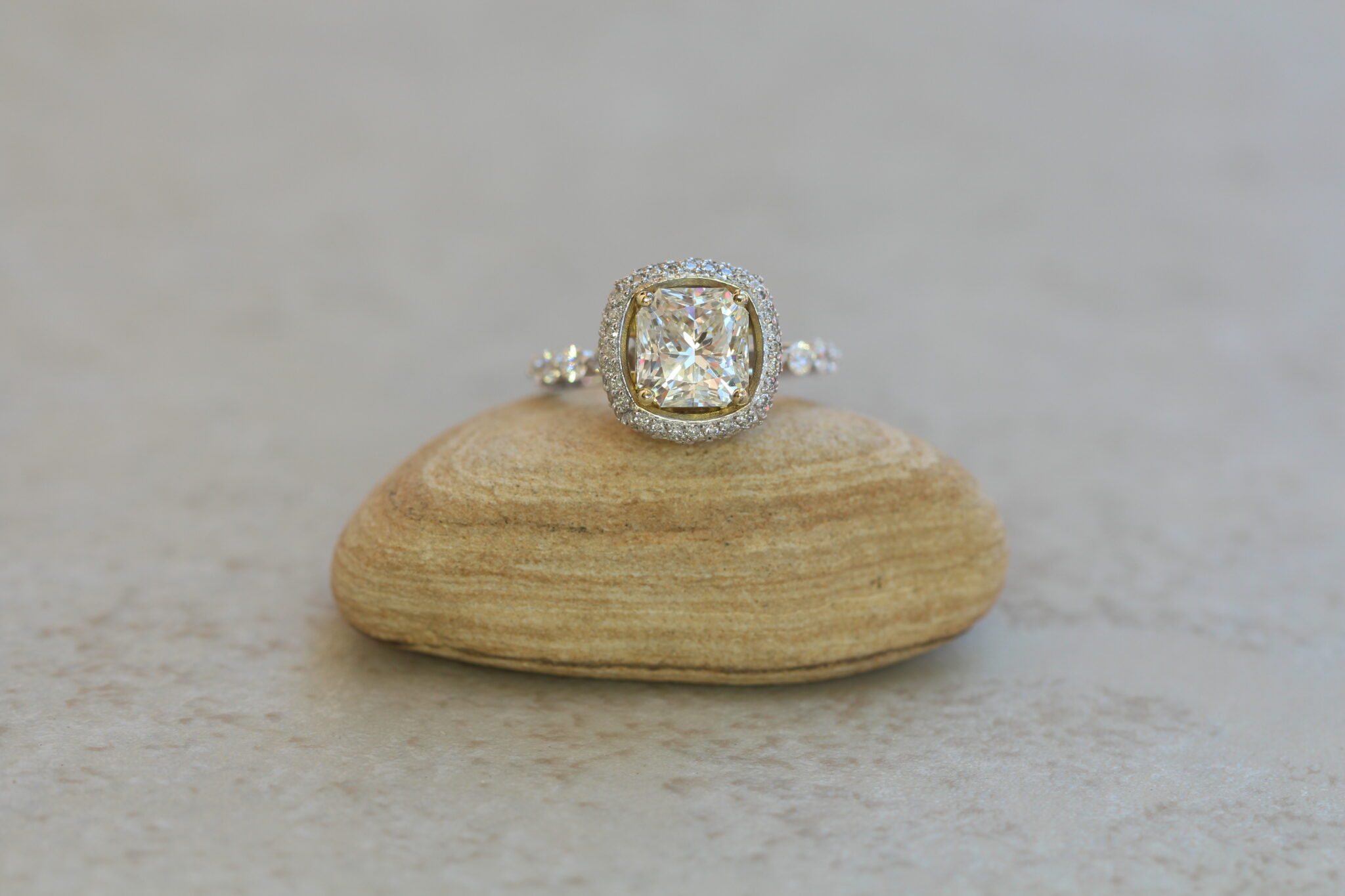 Custom Diamond Bridal Set - Image 3