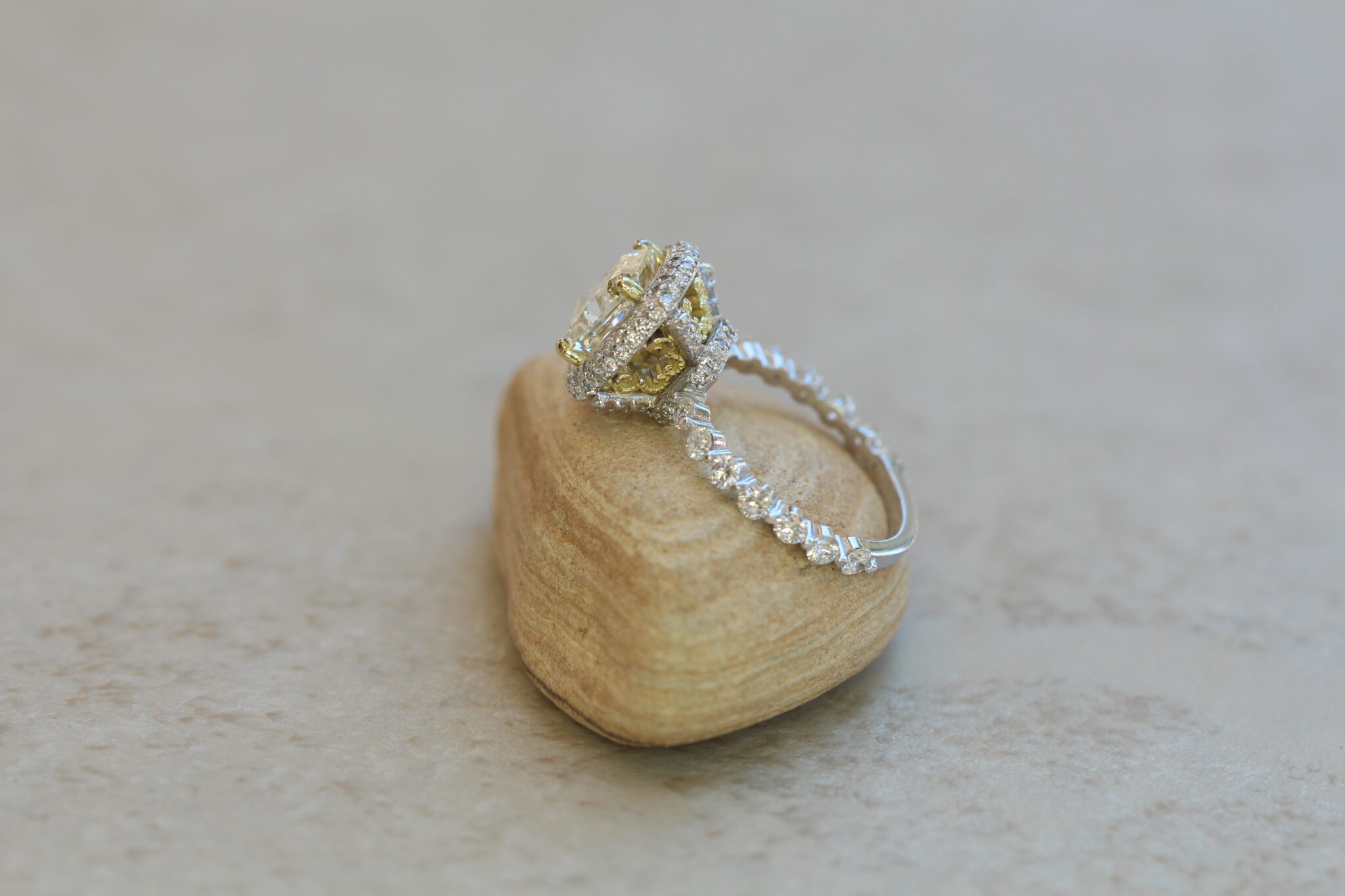 Custom Diamond Bridal Set - Image 4