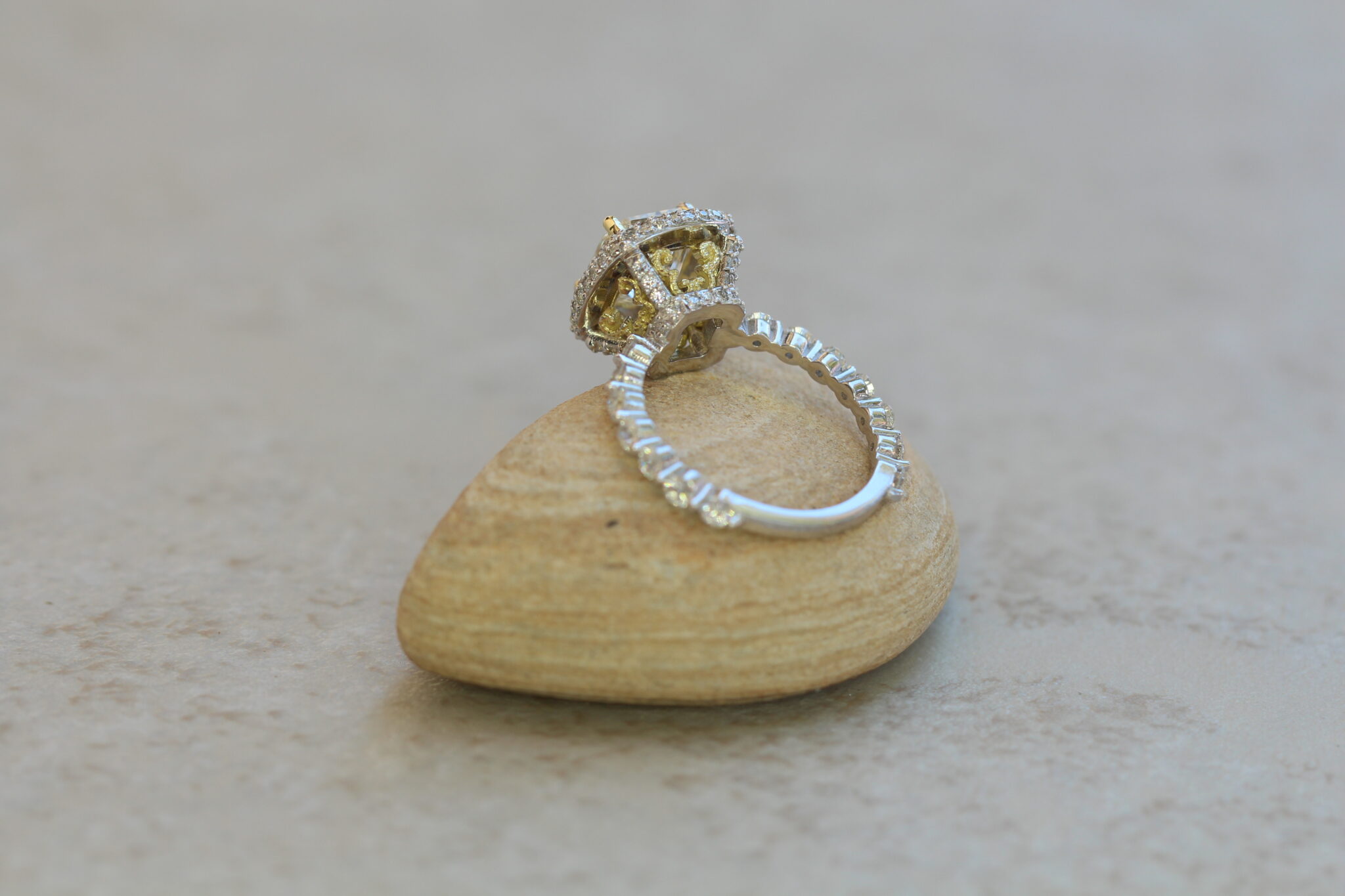Custom Diamond Bridal Set - Image 5