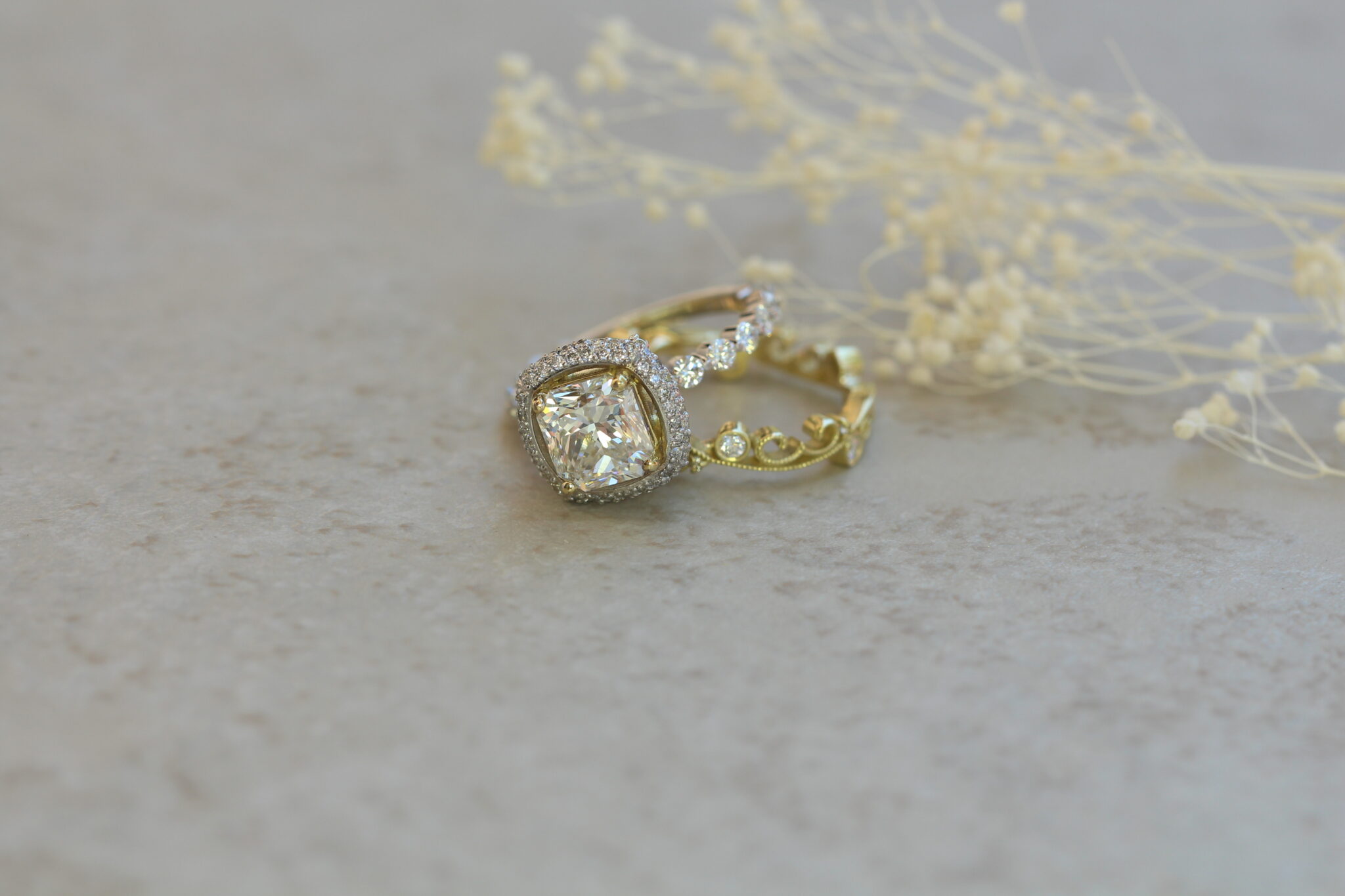 Custom Diamond Bridal Set - Image 6