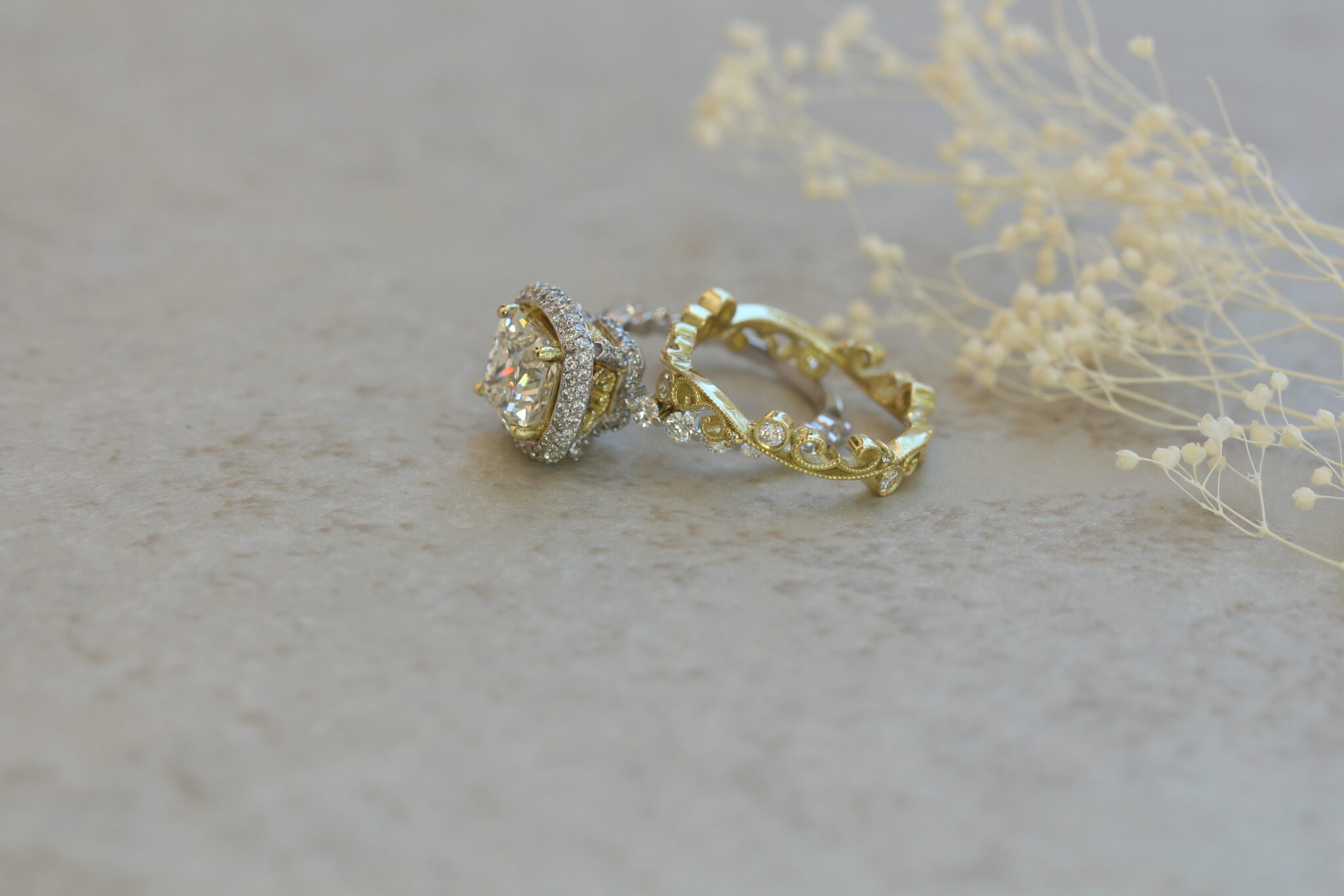 Custom Diamond Bridal Set - Image 7