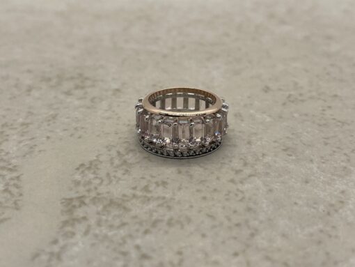 Custom morganite and stacking bands - Image 3